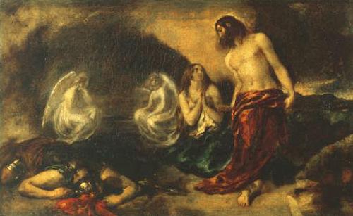 William Etty Christ Appearing to Mary Magdalene after the Resurrection exhibited 1834 oil painting picture